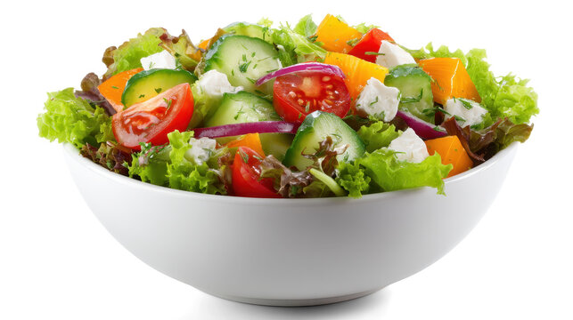 Fresh salad in bowl