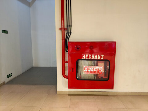 Hydrant Box, fire safety system at 23 Paskal Mall, Bandung