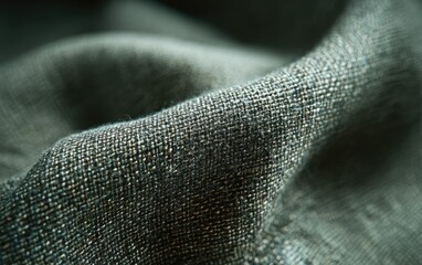 Close-up of textured fabric with subtle waves and varied tones