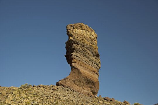 Roques de Garcia, lava rock formations, Parque Nacional de las Ca&ntilde;adas del Teide, Teide National Park, UNESCO World Heritage Site, Tenerife, Canary Islands, Spain