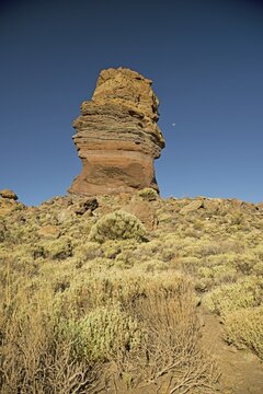 Roques de Garcia, lava rock formations, Parque Nacional de las Ca&ntilde;adas del Teide, Teide National Park, UNESCO World Heritage Site, Tenerife, Canary Islands, Spain