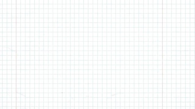 White crumpled grid paper texture with blue lines and vertical red margins