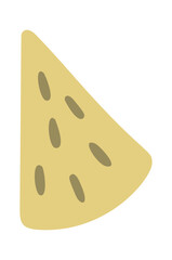 Abstract boho element triangle piece