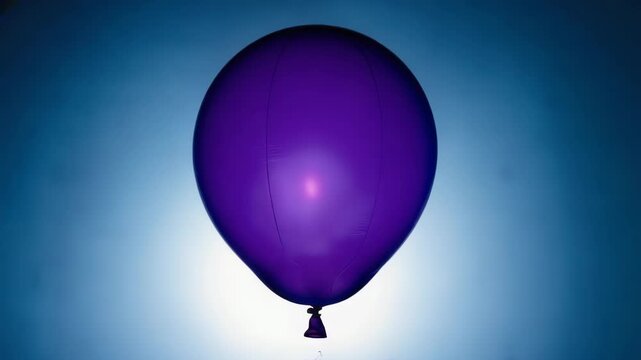 hot air balloon on blue