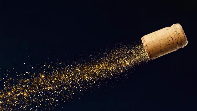 sparkling champagne cork