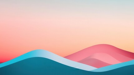 Deep canyon mountains at twilight with vivid gradient sky and layered geology