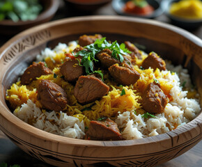 Delicious Beef Biryani with Basmati Rice
