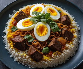 Delicious Beef Biryani with Basmati Rice