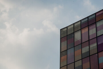 Obraz premium Modern Office Building Facade in Business District