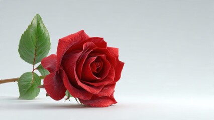 Naklejka premium Beautiful Red Rose
