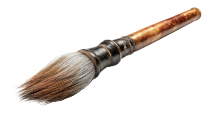 Traditional calligraphy brush, detailed