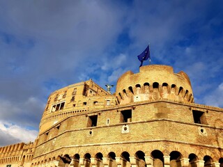Castle of Castel Sant'Angelo in Rome, Italy.