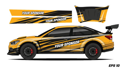 car livery design vektor