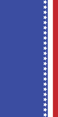 United States flag background. American banner template