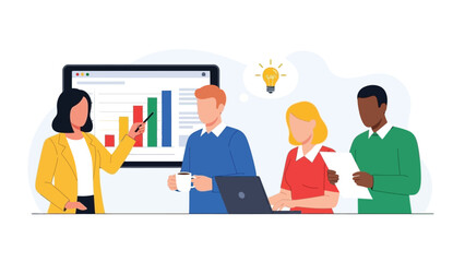 business people with laptop