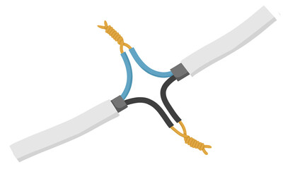Four Way Electric Wire Junction Connection