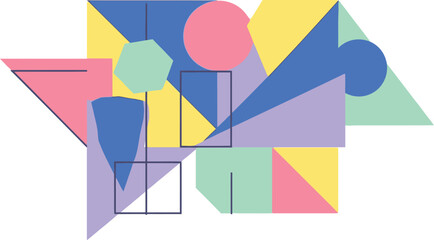 abstract background with colorful squares