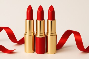 Luxury Beauty Essentials with Warm Tones for Marketing Design