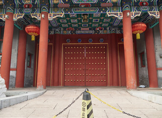 Traditional Chinese Temple Entrance, Dongcheng District, Beijing © TruongThi