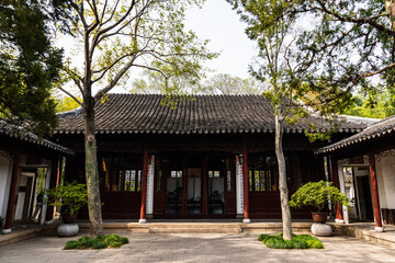 Fototapeta premium Canglang Pavilion Suzhou - Traditional Chinese Architecture and Garden