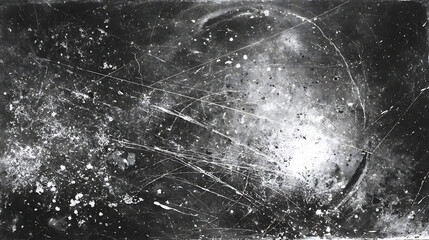 Grungy Dark Surface with Circular Mark and Scratches