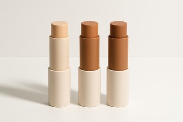 Luxury Beauty Essentials with Warm Tones for Marketing Design