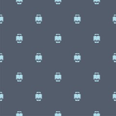 Naklejka premium E Book seamless pattern isolated on color background