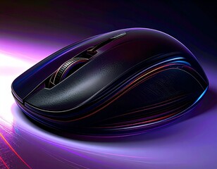 black computer mouse