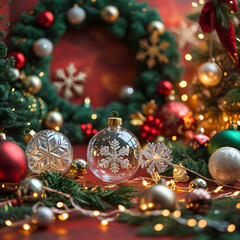 Collection of Christmas decorations