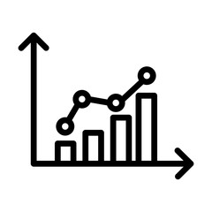 Bar Chart Vector Icon
