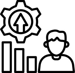 Development line icon