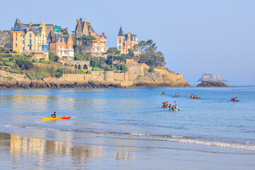 Cano&euml;-kayak &agrave; Dinard, Bretagne 