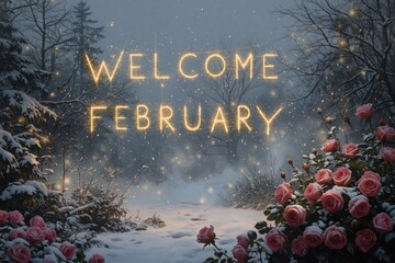 welcome february wallpaper