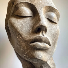 sculpture of a dreamy woman