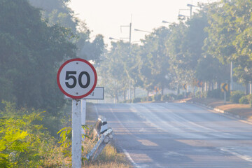 Morning Mist Over Mountain and Field