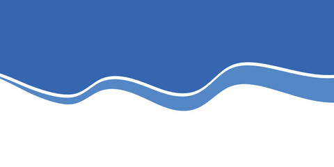 Header shape for website and border for banner. Abstract design element for template.