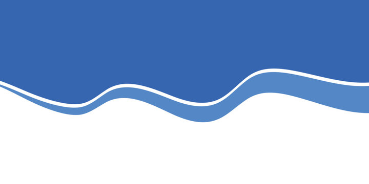 Header shape for website and border for banner. Abstract design element for template.