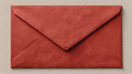 red envelope, classic envelope, wrinkled and worn envelope, message on the envelope, love card