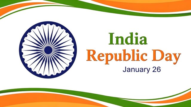 Celebrating India's republic day on January 26th with patriotic spirit and national pride