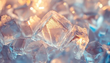 Ultra-Realistic Extreme Macro of Sugar Crystals with Geometric Reflective Facets