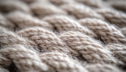 Ultra-Realistic Extreme Macro of Woven Textile Fibers with Visible Thread Texture