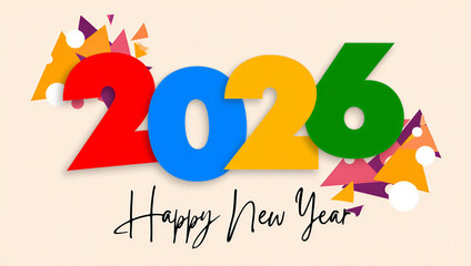 Happy New Year 2026 Celebration Graphic: Festive Design for Upcoming Events