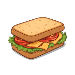 Delicious Sandwich Design Very Cool