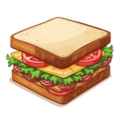 Delicious Sandwich Design Very Cool