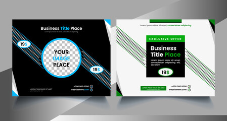 banner design modern professional social media post