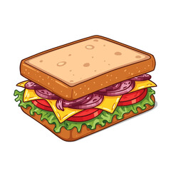 Delicious Sandwich Design Very Cool