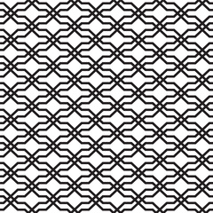 Geometric Interlocking Line Art Seamless Repetitive Surface Pattern Textile