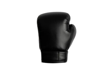 Black leather MMA fighting glove for professional combat sports training
