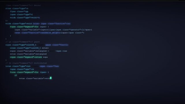 Computer Screen Terminal Showing Hacker Code Running Down 4k Stock Video