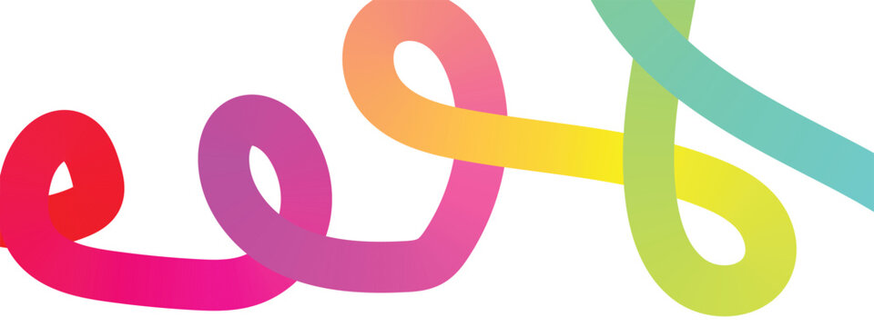 Abstract Musik Festival colorful gradient wave creative design templates. Colorful gradient line. colorful curved, wavy line